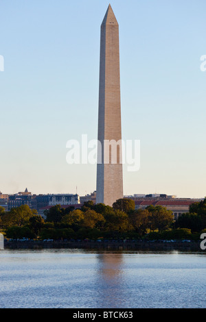 Le Monument de Washington, Washington DC Banque D'Images
