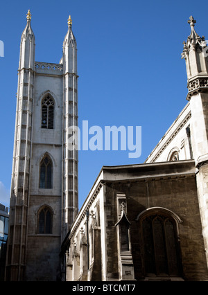 St Mary Aldermary dans la ville de Londres Banque D'Images