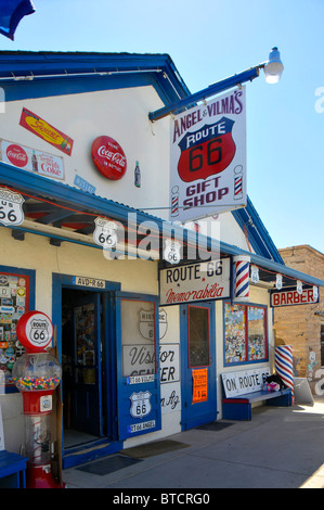 Angel et Vilma's Cadeaux Seligman Arizona Route 66 Banque D'Images