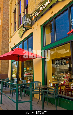 Cafe de Paris et boulangerie, Boise, Idaho Banque D'Images