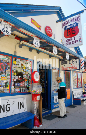 Angel et Vilma's Cadeaux Seligman Arizona Route 66 Banque D'Images