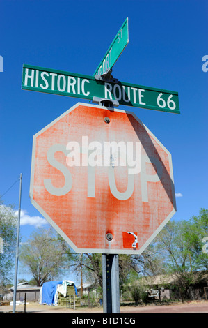 Porté Stop Seligman Arizona Route 66 Banque D'Images