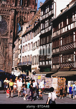 La cathédrale de Strasbourg Banque D'Images