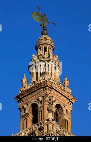 Détail de la tour de la Giralda à Séville, Espagne Banque D'Images