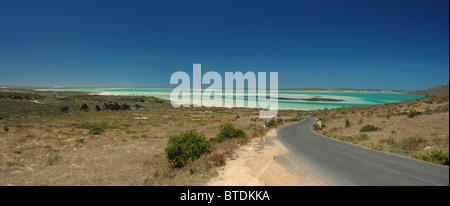 Vue sur la lagune de Langebaan près de Banque D'Images