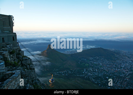 Téléphérique de la Montagne de la table Banque D'Images