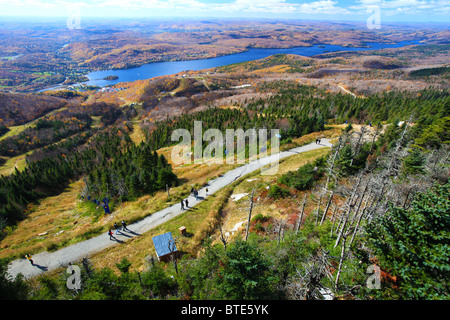 Vue panoramique sur le Mont Tremblant, Québec, 2010 Banque D'Images