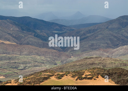 Vue panoramique sur les montagnes de Serra Cafema Banque D'Images