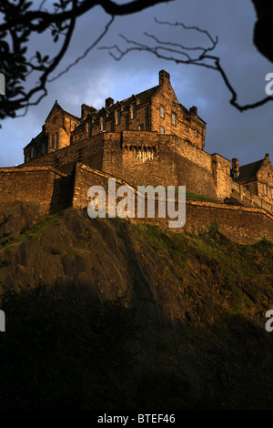 Le Château d'Edinburgh, Édimbourg, Écosse Banque D'Images