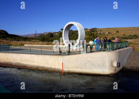 La rivière de cendres de Katse Dam Banque D'Images