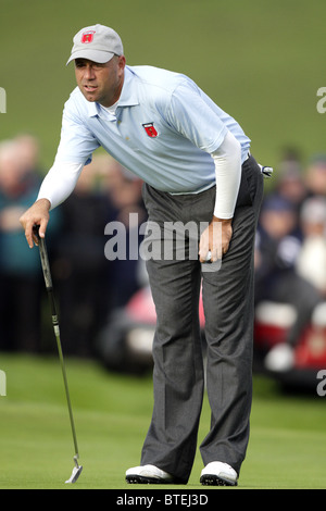 STEWART CINK 2010 RYDER CUP R CELTIC MANOR Celtic Manor Resort VILLE DE NEWPORT au Pays de Galles le 01 octobre 2010 Banque D'Images