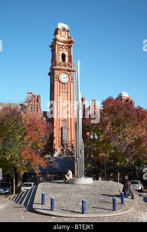 Palace hotel tour de l'horloge à Manchester UK Banque D'Images