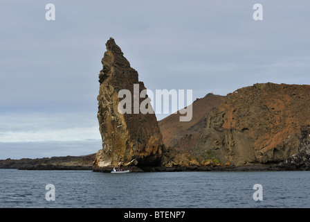 Pinnacle Rock de Bartolome Island, Galapagos, Equateur Banque D'Images