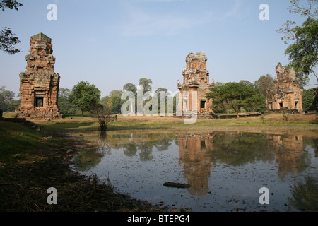 Kleang groupe temple à Angkor, Cambodge Banque D'Images