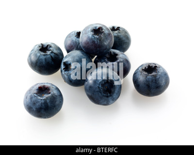 Fruits bleuets entiers Banque D'Images