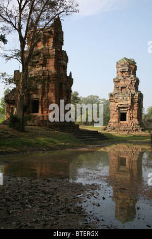 Kleang groupe temple à Angkor, Cambodge Banque D'Images