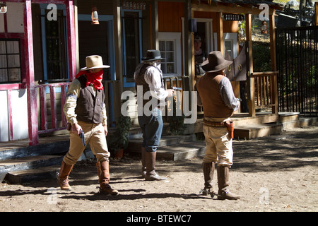 Old western shootout les loisirs Banque D'Images