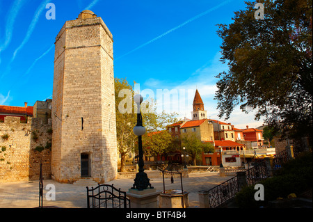 Murs médiévaux de Zadar, Croatie Banque D'Images