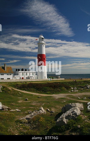 Portland Bill lighthouse, Dorset, England, UK Banque D'Images