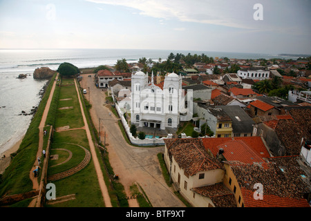 Vue sur le Fort de Galle, Sri Lanka. Banque D'Images