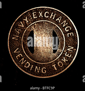 Jeton US Navy Exchange Banque D'Images