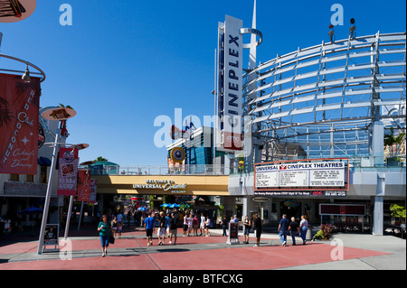 Entrée de Universal City Walk, Universal Studios Orlando, Floride centrale, USA Banque D'Images