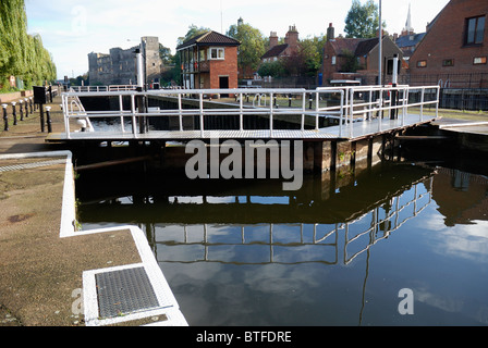 Blocage de la ville de newark nottinghamshire england uk Banque D'Images