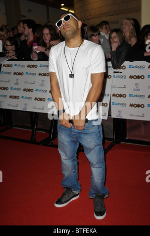 20.10.10 MOBO Awards à Liverpool. Les arrivées. Photos par Alan Edwards Banque D'Images