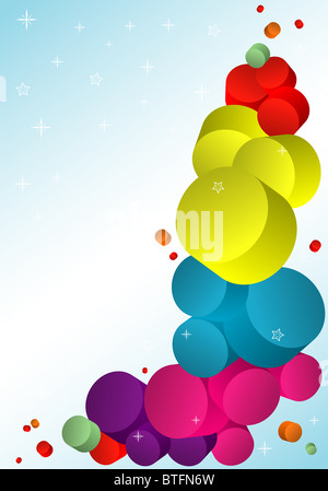 Modèle coloré abstrait, l'élément de conception, vector illustration Banque D'Images