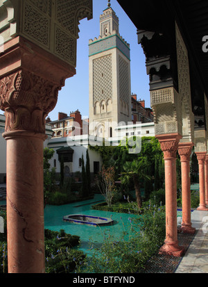 France, Paris, mosquée, Banque D'Images