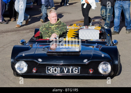 La Flatmobile à Santa Pod Raceway Angleterre Banque D'Images