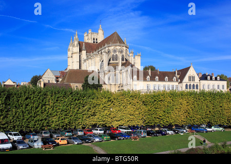 La Cathédrale (Saint-Etienne), Auxerre, Yonne, Bourgogne, France Banque D'Images