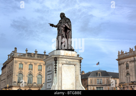 Monument à Stanislaw Leszczynski, Nancy, Meurthe-et-Moselle, Lorraine, France Banque D'Images