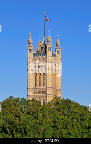 La tour Victoria, chambres du Parlement, le Palais de Westminster, Londres, Royaume-Uni