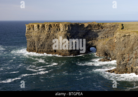 Côte ouest de l'Irlande, kilkee, comté de Clare, Irlande Banque D'Images