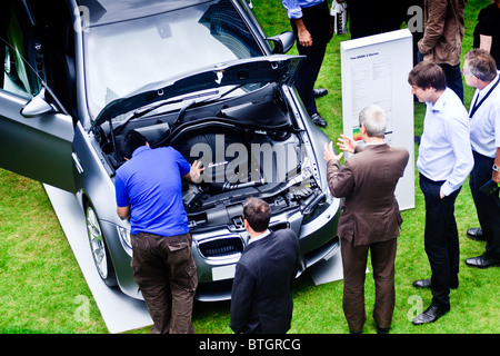 La Motor Expo à Canary Wharf Londres en 2011 Banque D'Images