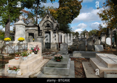 Cimetière du Père-Lachaise (Père Lachaise), Paris, capitale de la France Banque D'Images