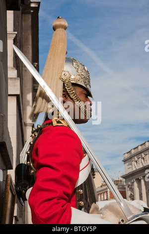 Horse Guards en service Banque D'Images