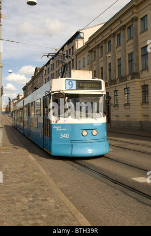 Les transports publics à Gothenburg Suède comprend des tramways Banque D'Images