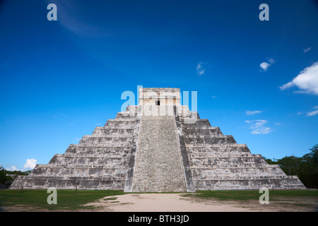 Chichen Itza, au Mexique, l'une des nouvelles Sept Merveilles du Monde Banque D'Images