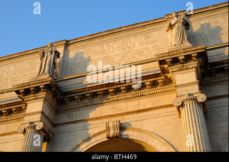 Entrée de la gare Union, Washington, District of Columbia, États-Unis - Washington DC Banque D'Images