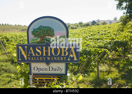 Vignoble de Nashoba Winery et Bolton, Massachusetts Banque D'Images