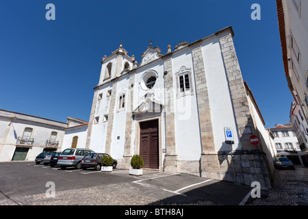Église São Nicolau. Baroque et maniériste. Ville de Santarém, au Portugal. Banque D'Images