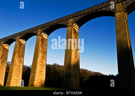 L'Aqueduc de Pontcysyllte, Trevor, Llangollen, Denbighshire, Nord du Pays de Galles Banque D'Images