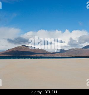 Luskentyre beach, Isle of Harris, Hébrides extérieures, en Écosse Banque D'Images