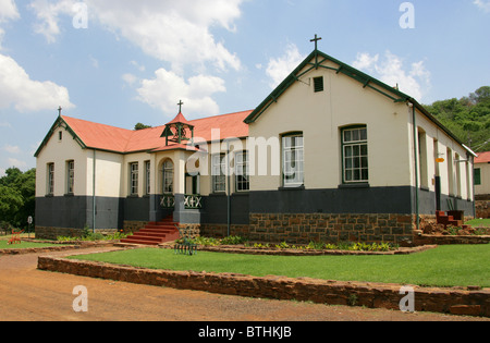 Musée, Botshabelo Historical Village, Afrique du Sud. Banque D'Images