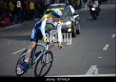 SACRAMENTO, CA - 14 Février 2009 : Scènes de l'AMGEN Tour Banque D'Images