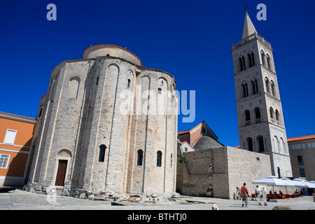 L''Église Saint-donat (10e siècle), comté de Zadar, Zadar, Croatie Banque D'Images