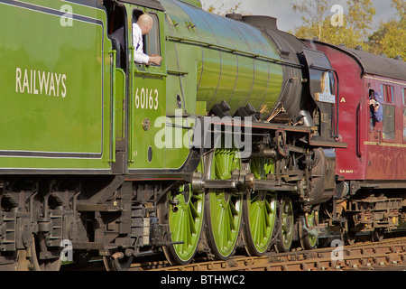 Loco vapeur Tornado moteur à Rawtenstall sur l'ELR East Lancs vapeur fer semaine octobre 2010. Lancashire Banque D'Images