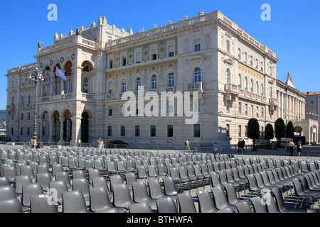 L'hôtel de ville par Emil Artmann (1905), Trieste, Frioul-Vénétie Julienne, Italie Banque D'Images